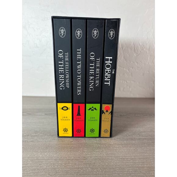 The Hobbit and The Lord of the Rings Box Set- J.R.R. Tolkien- EUC - Picture 2 of 3